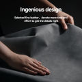 LEEWINDA For Samsung Galaxy A73 5G Phone Case,Luxury Leather Skin Sensing Magnetic Car TPU Wrap Back Cover. 