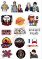 10 Pcs Stranger Things Tv Series Stickers Pack For Laptop, Desk Notebook Mobile covers DIY Stickers - JangoMango Store. 