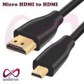 Micro HDMI to HDMI Cable 1.5 Meter Micro HDMI cable. 