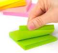 Multicolor Sticky Notes, Bright Colours Self-Stick Memo Pad Paper 3X3 inch Square - Pack of 1 / 100 Sheets. 