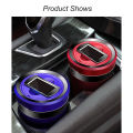 Dextro Rechargeable Solar Energy Car LED Ashtray Car Trash Can Removable - lighters for smoking. 