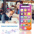 NYT Educational Toy Phone Rechargeable Learning Mobile Phone Toys Baby Kids Puzzle Phone English Learning Phone Toy With Music Led For Kids Intelligent Toys. 