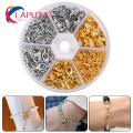 Bracelet Clasp with Easy Open Close Feature Effortless Diy Jewelry Making Complete Bracelet Chain Clasp Set with Tool Pliers Perfect for Southeast Asian Buyers Jewelry Accessories with Storage Box. 