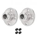 2Pcs Portable Metal Bearing Motion Bushing Silver Motor Guide Shaft Coupler Shaft Axis Fittings DIY RC Model Motors. 