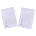 5cs Sim Card Storage Case ox ag Easy Carry Clear pc rotector ortable For Sim emory Card multitional niersal. 