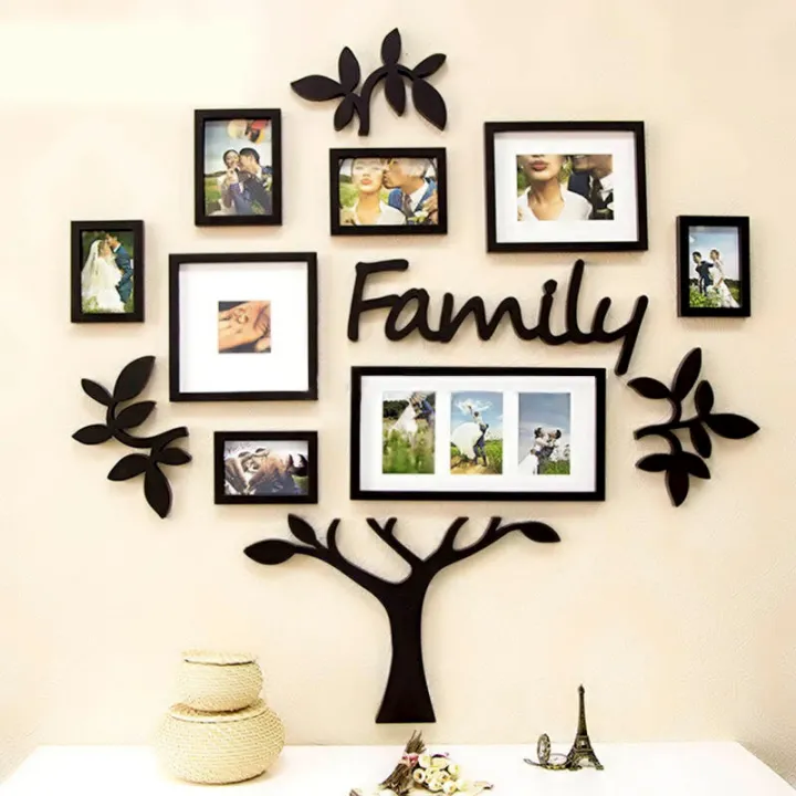 3D%20Wooden%20Wall%20Family%20Tree%20With%20Picture%20Large%20Size%20Frames,%20Wooden%20Family%20Tree%20Photos%20Frame,%20Modern%20-%20Family%20Tree%20with%208%20Photo%20Frame%20-%20Image%202