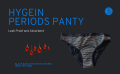 (Hygein: Largest Variety of Periods Care products) Leak Proof Medium Absorbent 4 Layered, No Wet Feelings Period Panty, Period Underwear, Period Brief - Premium Quality and Comfortable. 