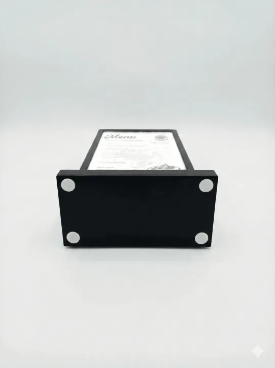 Backlit Qr Code Shadow Box B6 Battery Operated LED Display Frame with Stand 4.9″ (0.41 ft) × 6.9 ...