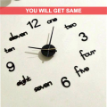 Wooden Wall Clock 3D New Clock Wooden Clock Wall 3D Best for Wall Decoration Items Wall Clocks For Bedroom DIY Clock 24 by 24 INCH. 