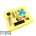 DIY Kids Science Experiment Kit | Electric Circuit Project with Light Bulb & Fan. 
