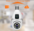 DUAL LENS - 4MP CCTV - CCTV Camera - 4 MP DOUBLE LENS  Wifi Camera - Wifi Smart Camera - CCTV Camera Wifi - Home Security Camera - Wifi Camera Blub Socket - Security Camera For Home Wifi - Camera CCTV  - Security Camera For Home. 