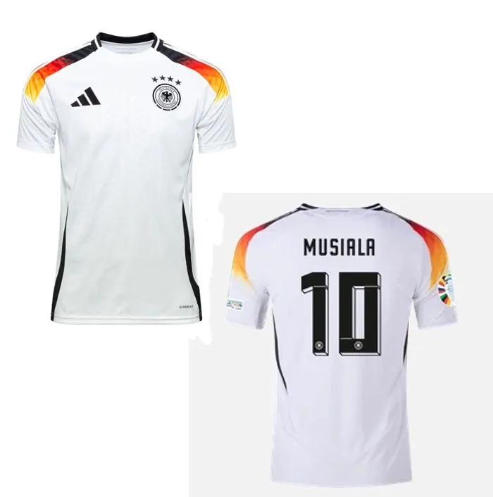 Musiala Germany T- Shirt Home Kit Euro 2024 Football Jersey
