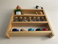 Wood Spice Rack Countertop 45cm | Kitchen Storage | Wall Spice Shelf Organizer. 