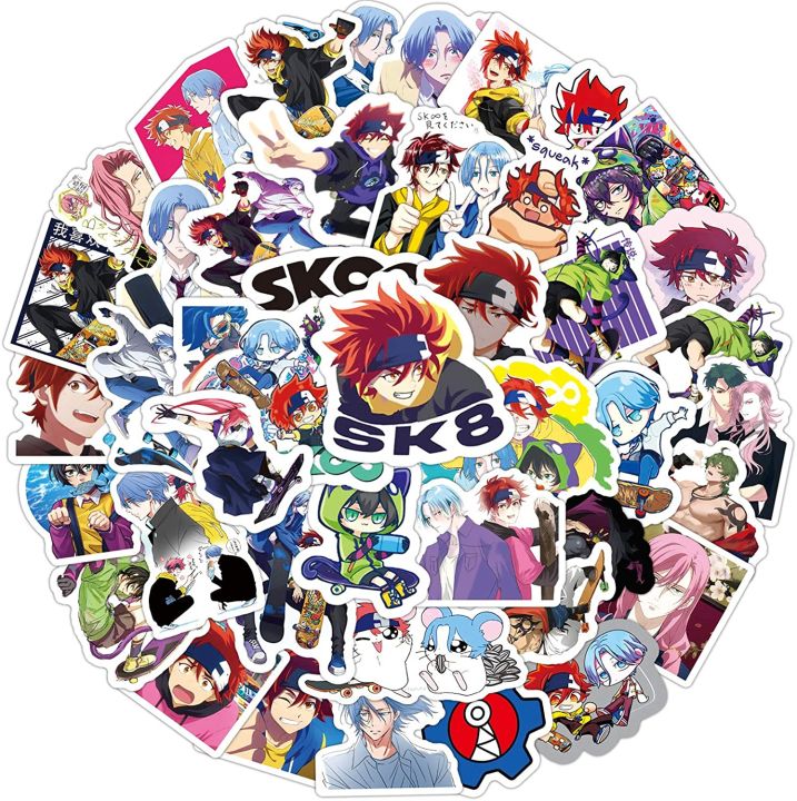 SK8 The Infinity Anime Stickers 10/25/50 pcs cutout stickkers