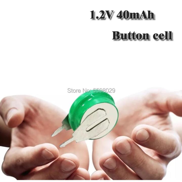 Nimh Rechargeable Battery 1.2v 40mAh Or 80mAh NI-MH Rechargeable Battery Button 1.2 volts Cell Coin Cell Battery Timer Switch Battery Timer socket Battery Dinrail Timer switch Battery Earphones Camera nimh rechargeable battery 1.2 v 1.2 volts