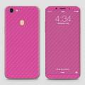 Oppo F5 Skin - SkinLee HQ Vinyl Skin Wrap (Not Cover) - Pink Carbon Fiber Material - SKINLEE-169-2-94-95. 