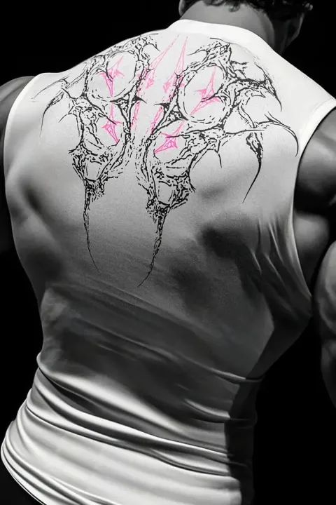 London%20Bridge%20-%20Werewolf%20Sleeveless%20Spandexdry%20For%20Men%20-%20Cream%20-%20Image%202