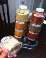 12 Spice Jar Spice Tower Carousel Spin Carousel Design Herb Spices Seasoning. 