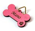 Wooden Bone Shape Is For Dogs & Cats. 