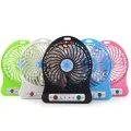 Portable Mini Fan Charging rechargable battery with usb cable. 
