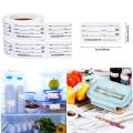 500Pcs/roll Date Food Sticker Labels Stationery Stickers Refrigerator Food Storage Expiration Date Labels. 