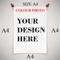 Photo Print Your customize Design Size A4-Digital print-photo print- colour print-Premium Glossy Photo Paper A4 8x12 inches size. 