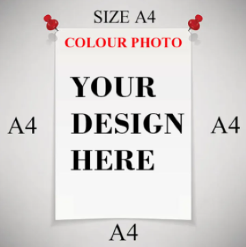 Photo Print Your customize Design Size A4-Digital print-photo print- colour print-Premium Glossy Photo Paper A4 8x12 inches size