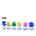 Pack of 6,7,8 (Select Quantity Before Order) Plant Artificial Perfect for Home Decor Office Desk, Coffee Table, Shower, Kitchen or Wedding Decoration. 