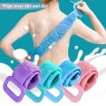 Silicone Bath Body Brush Scrubber Soft Rubbing High Quality Exfoliating Massage For Shower Cleaning Bathroom Strap Belt Back Wash Clean Scrub Magic Skin Scrubber Brush Home Remove Stains Tool Medical 70cm Flexible Loofah Friction Comfort Double Sided. 