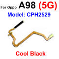 Fingerprint Sensor Flex Cable For OPPO A92 A92S A96 A98 4G 5G Side On OFF Power Buttons Touch Sensor FingerPrint Flex Ribbon. 