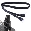 Computer Motherboard Front 9-PinHD Audio Connector Cable for Desktops and Laptops Mainboard. 