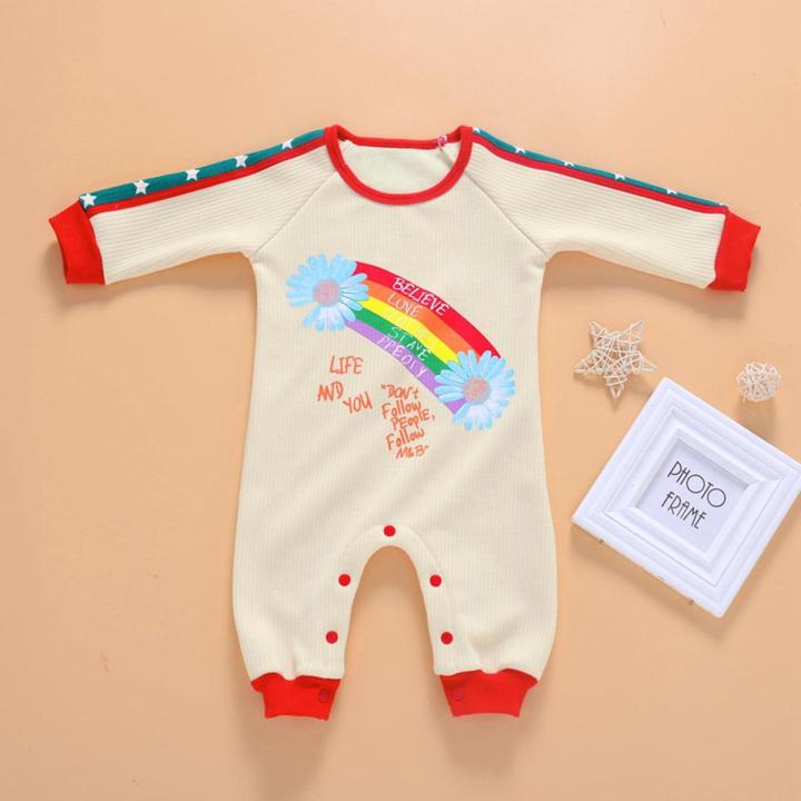 Rainbow Baby Romper for Winter