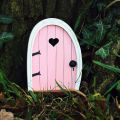 Realistic DIY Miniature Fairy Door Wood Whimsical Tree Fairy Garden Door Home Decor. 
