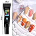 5D Pudding Nail Gel Tube Candy Emboss Painting Solid Gel Polish Translucent Gummy Jelly Gum INS Korean-Style DIY Nail Art Decor. 