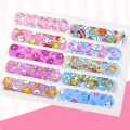 Cute Cartoon Kids GIRLS Band-Aid Waterproof Breathable Sticker Adhesive Bandages Antibacterial hemostatic Hypoallergenic for First Aid Emergency Plaster. 