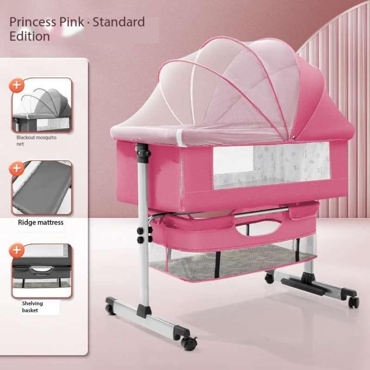 Newborn Baby Boy Girl Foldable Portable Crib Cot Cradle