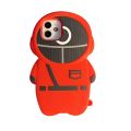 Bubble Case for iPhone 13 Pro Max 12 11 X XR Xs 7 8 Plus 6 6s Cute Lovely Squid Game Pressure Relieve Push Bubbles Protective fidget Silicone Soft Phone Cover. 
