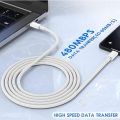 USB-C to 8-Pin Connector Cable, Fast Charging & PD Support for iPhone, Compatible with iOS Devices. 