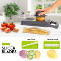Multifunctional Vegetable Cutter Nicer Dicer Plus Salad Vegetable & Fruit Cutter - 12 in 1 Nicer Dicer Chooper Vegetable Cutter. 