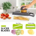 Multifunctional Vegetable Cutter Nicer Dicer Plus Salad Vegetable & Fruit Cutter - 12 in 1 Nicer Dicer Chooper Vegetable Cutter. 