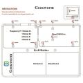 Raspberry Pi 4/3B+ Plate, 5in1 RAB Holder Breadboard Base/ ABS Case / Education Platform for Arduino UNO Mega 2560/ Raspberry Pi. 
