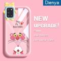 dienya Case For Samsung A31 Case Cartoon Pink Panther Pattern Creative Colorful Lovely Little Monster Phone Case Full Cover Lens Camera Soft Silicone Case Shockproof Protective Cover. 