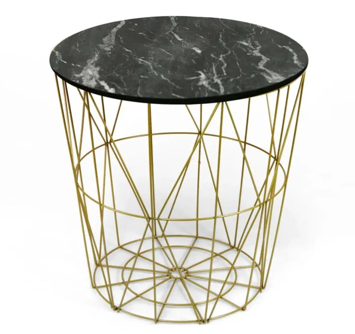 NEW%20PORTABLE%20METAL%20WIRE%20REMOVABLE%20WOOD%20TOP%20FOLDABLE%20ROUND%20COFFEE%20SIDE%20TABLE%20STORAGE%20BASKET(%2016%20L%2016%20W%2018.5%20H%20)%20-%20Image%205