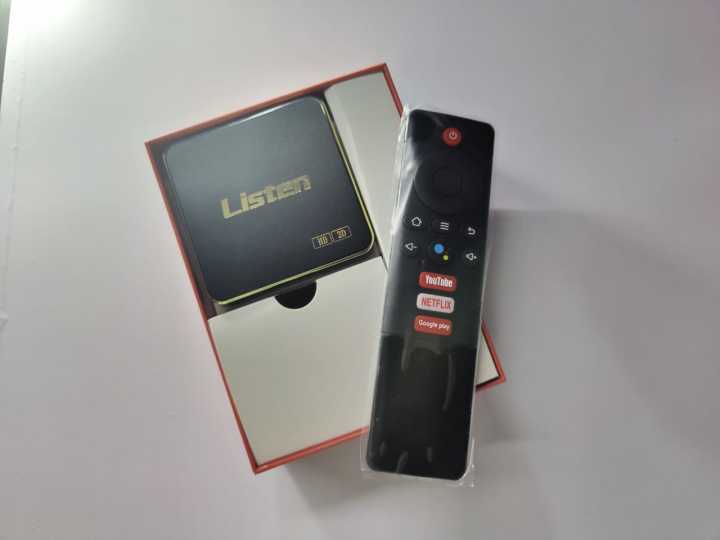 Andorid Box Listen 4K Ultra HD Set-Top Box (2GB Ram 16G Rom) with Latest Android Virsion (13) with free Hdmi Cable
