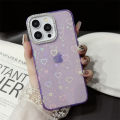 【Hot new models】Bling Glitter Laser Love Heart Clear Phone Case For iPhone 16 Pro Max Diamond Camera Lens Cover 15 Pro 14 Plus Girly Fancy Case. 