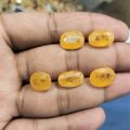 100% Original & Natural Indian Yellow SAPHIRE (PUKHRAJ) Gemstone 8.0 crt ± 1crt  Stone For Ring (nag). 