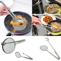 Stainless Steel Fryer Strainer, Grease, Slotted Spoon, Grill, Buffet, Serving Tongs, Frying Tongs, Frying Net, Strainer, Filter, Oil Drainer. 