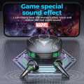 Marvel Avengers S18 Bluetooth 5.3 Wireless Gaming Earbuds HD Bass Headphone (Captain America & Iron Man). 