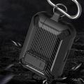 (New)Wireless Earphones Shockproof Bumblebee Carbon Fiber Protective Case with Switch For AirPods Pro. 