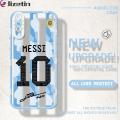 Jizetin for Vivo S1 Back Cover Crystal Transparent Football Star For Boys Soft Full Camera Cover Protection Phone Cases. 